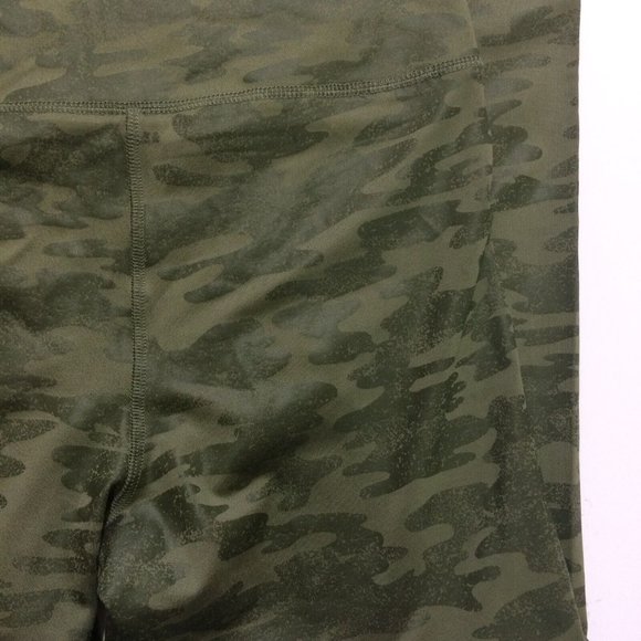 Arizona Jean Company Women Green Camo Active Workout Leggings High Waist Medium - Picture 2 of 7